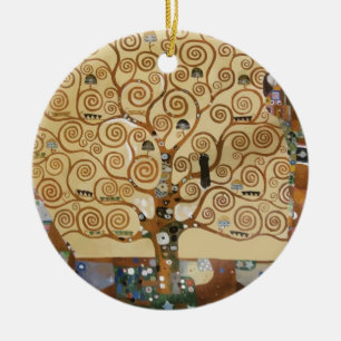 Baum Gustav Klimt des Lebens Keramikornament