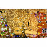 Baum Gustav Klimt Nouveau Freistehende Fotoskulptur<br><div class="desc">Der Baum des Lebens (1909) ist ein schönes Gemälde des Wiener Sezessionisten Gustav Klimt. Bekannt für die Malerei mit reinem Gold,  ist seine Kunst lebendig und lustig. Die Äste des Baumes des Lebens kurbeln in Richtung Himmel.</div>