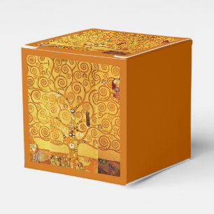 Baum Gustav Klimt Nouveau Geschenkschachtel
