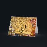 Baum Gustav Klimt Nouveau Karte<br><div class="desc">Der Baum des Lebens (1909) ist ein schönes Gemälde des Wiener Sezessionisten Gustav Klimt. Bekannt für die Malerei mit reinem Gold,  ist seine Kunst lebendig und lustig. Der Baum des Lebens ist ein klassisches Jugendstilbild.</div>