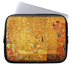 Baum Gustav Klimt Nouveau Laptopschutzhülle