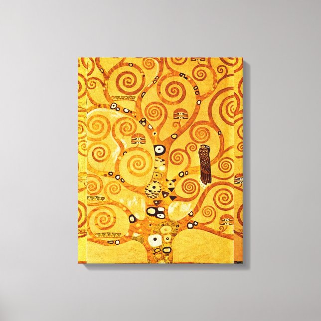 Baum Gustav Klimt Nouveau Leinwanddruck (Vorderseite)