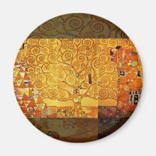 Baum Gustav Klimt Nouveau Magnet