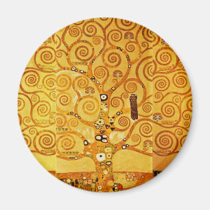 Baum Gustav Klimt Nouveau Magnet