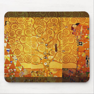 Baum Gustav Klimt Nouveau Mousepad