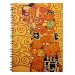 Baum Gustav Klimt Nouveau Notizblock
