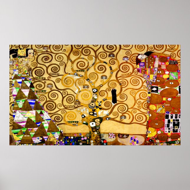 Baum Gustav Klimt Nouveau Poster (Vorne)