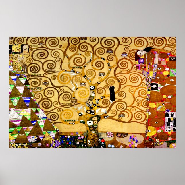Baum Gustav Klimt Nouveau Poster (Vorne)