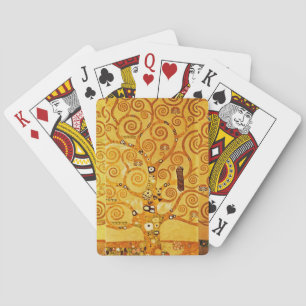 Baum Gustav Klimt Nouveau Spielkarten