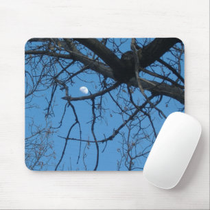 Baum Himmel Mond Mauspad