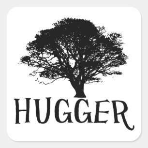 Baum Hugger Aufkleber
