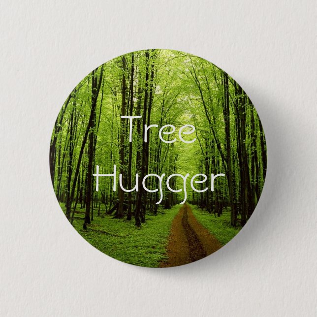 Baum Hugger Button (Vorderseite)