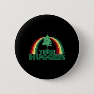 Baum Hugger Earth Day Tree Environmental Protectio Button