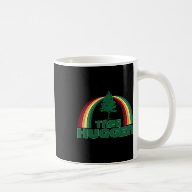 Baum Hugger Earth Day Tree Environmental Protectio Kaffeetasse (Rechts)