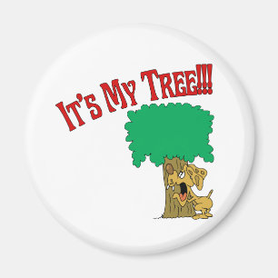 Baum Hugger Hund Magnet