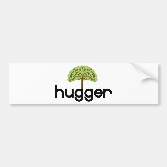 Baum hugger ursprünglicher Entwurf! Autoaufkleber (Vorne)