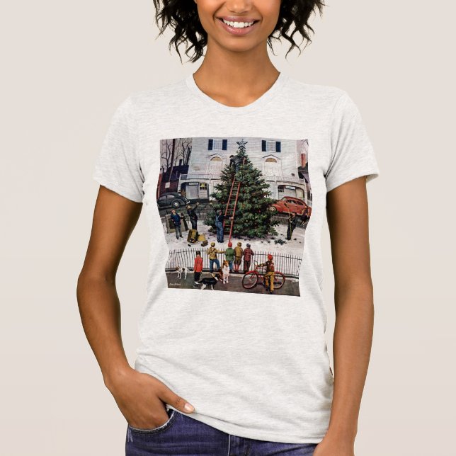 Baum im Rathausplatz T-Shirt (Vorderseite)