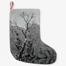 Baum im Wasser Kleiner Weihnachtsstrumpf