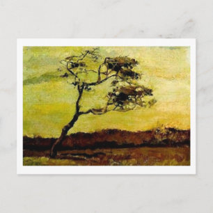 Baum im Wind, Vincent van Gogh Postkarte