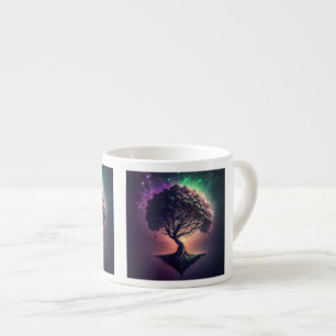 Baum in Space Espresso Tasse
