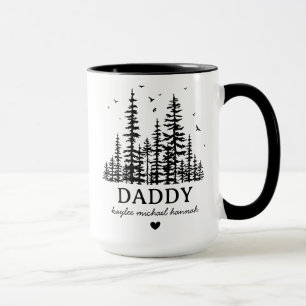 Baum individuell Papa-Geschenk Kinder Namen Vatert Tasse