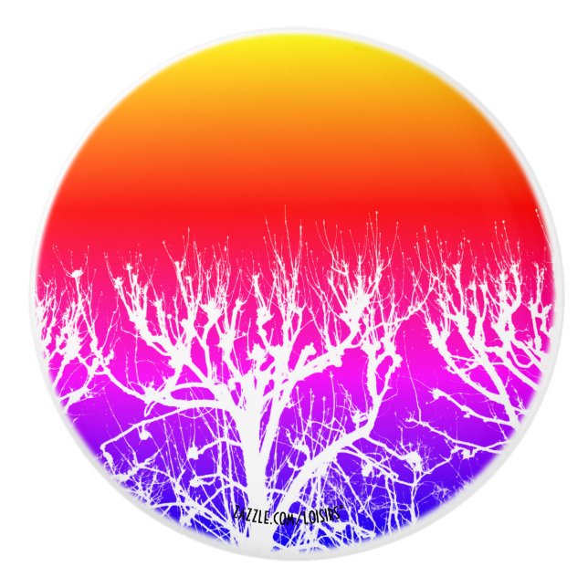 Baum Keramikknauf (Vorderseite)