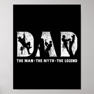 Baum Klettern Vater Der Mensch Der Mythos Der lege Poster