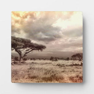 Baum Kunst Dekor Afrika Afrikanisches Schicksals S Fotoplatte