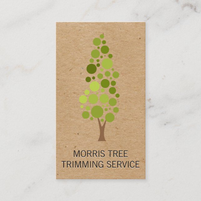 Baum | Landflucht | Gärtner Visitenkarte (Vorderseite)