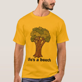 Baum, Leben ist eine Buche T-Shirt