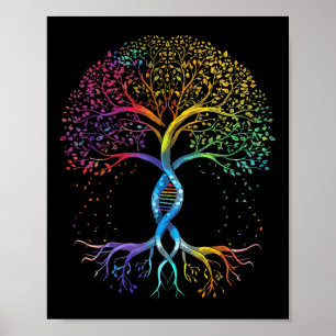 Baum Leben Regenbogen Lgbt Cool Gay Pride Flagge A Poster