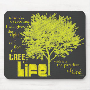 Baum Lebenchristlichen Scripture mousepad/mousemat Mousepad