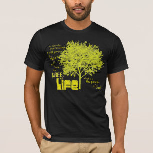 Baum Lebendes christlichen Scripture-T - Shirt