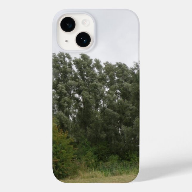 Baum-Linie Landschaft Case-Mate iPhone Hülle (Rückseite)