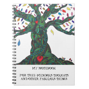Baum-mendous Notizbuch Notizblock