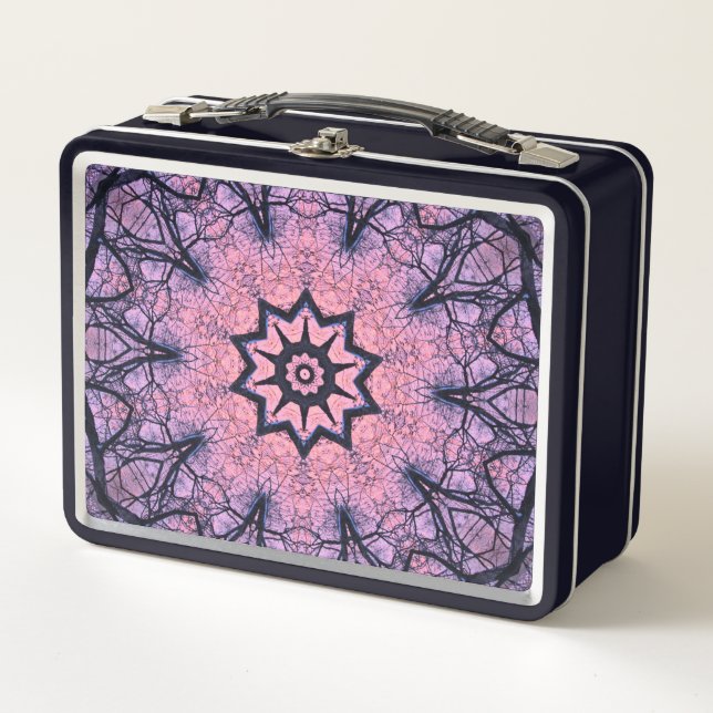 Baum Metall Brotdose (Vorderseite)