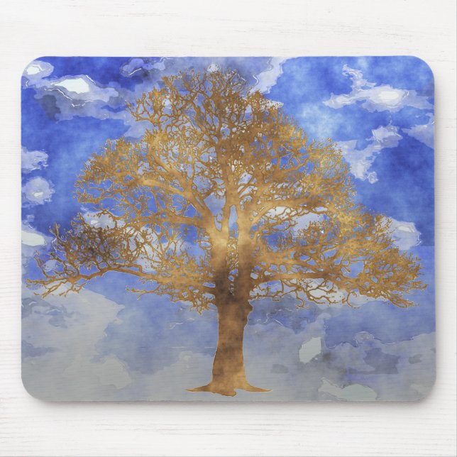 BAUM MIT HIMMEL MOUSEPAD (Vorne)