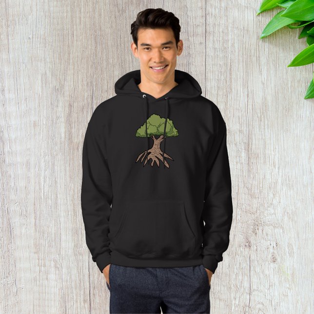 Baum mit langen Wurzeln Mens Hoodie (Von Creator hochgeladen)