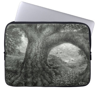 Baum mit Risiko Laptopschutzhülle