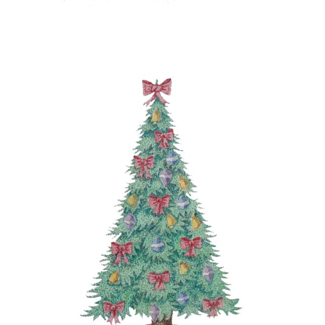 Baum mit Verzierungen roter Knollen für Weihnachte Tragetasche (Von Creator hochgeladen)