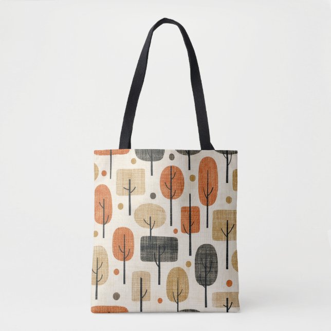 Baum-Muster im Stil der Mitte des 20. Jahrhunderts (Vorderseite)
