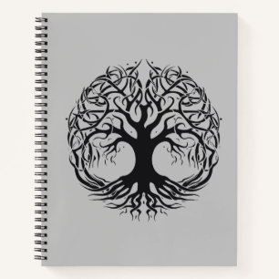 Baum Nature Life Wonder Earth Vector Graphic Notizbuch