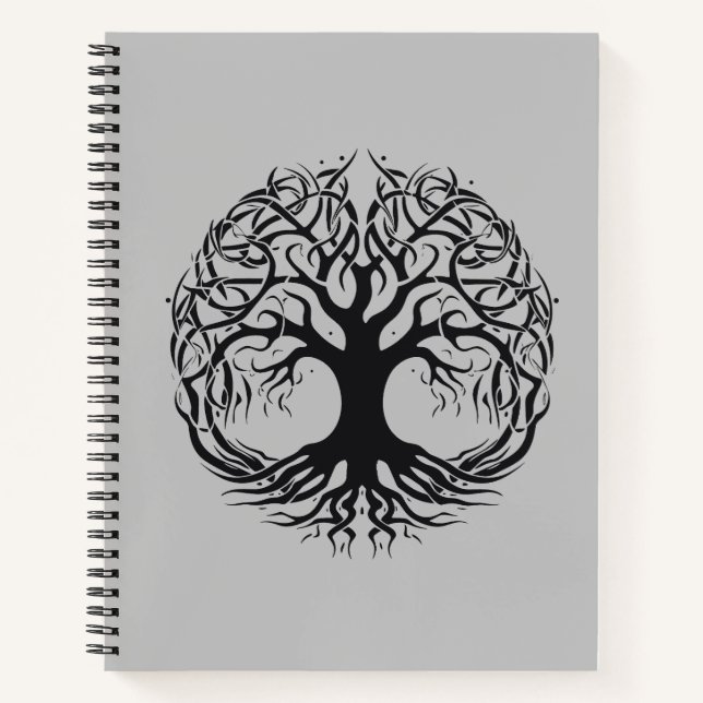 Baum Nature Life Wonder Earth Vector Graphic Notizbuch (Vorderseite)
