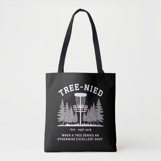 Baum Nied Disc Golf Lustiger Dummer Tree-nied  (Vorderseite)