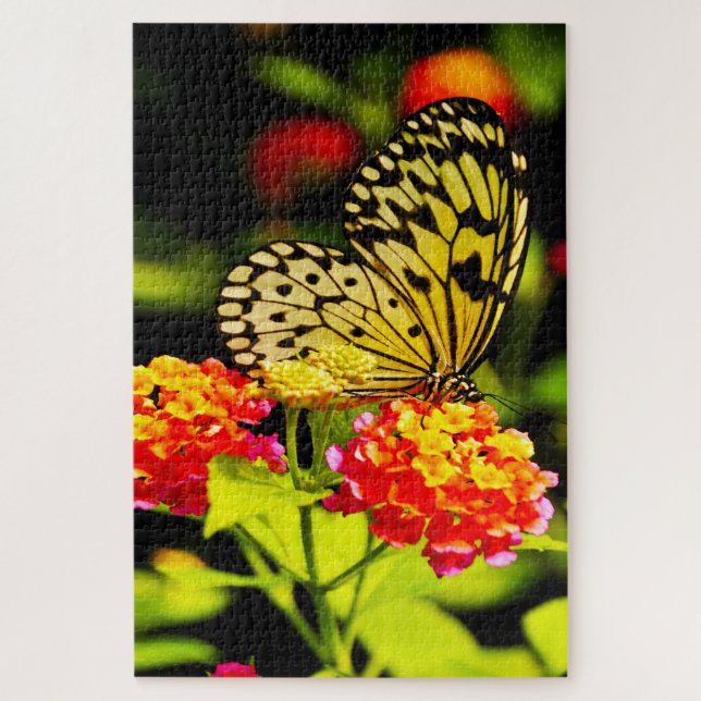 Baum Nymph Butterfly. Jigsaw Puzzle (Vertikal)