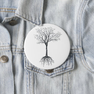 Baum ohne Blätter Button