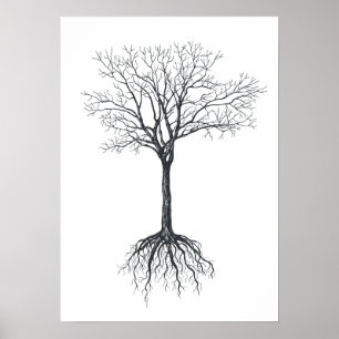 Baum ohne Blätter Poster