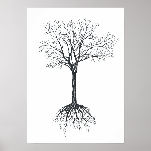Baum ohne Blätter Poster (Vorne)