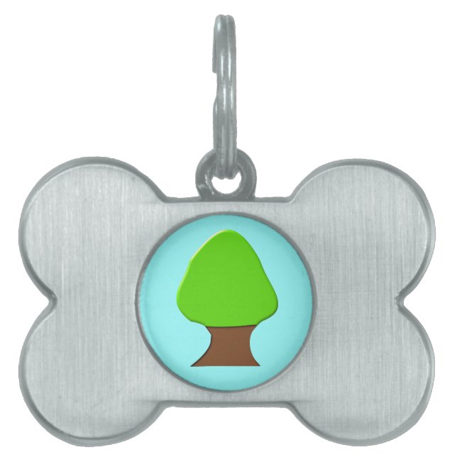 Baum-Pet-Tag Tiermarke (Vorderseite)
