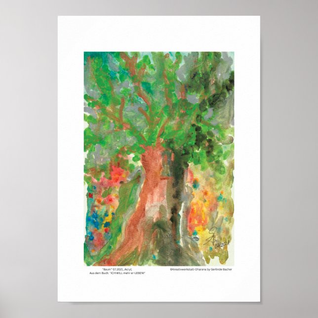 Baum Poster (Vorne)